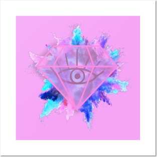 Diamond eyes Posters and Art